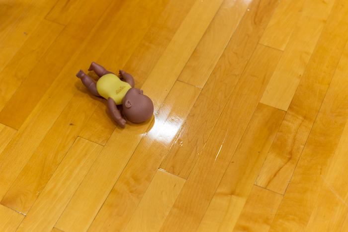 A kewpie doll on the basketball court has serious historical relevance at Columbia Hickman.